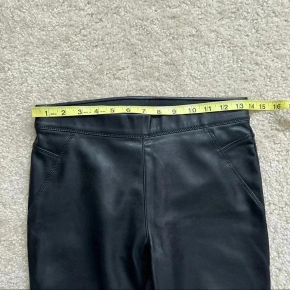 Free People Black Faux Leather Pants Women’s Size 25 Urban Outfitters Polyester - Picture 5 of 16